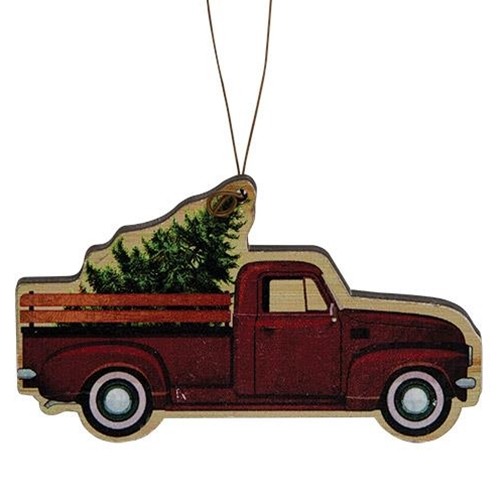 revd truck die-cut ornament